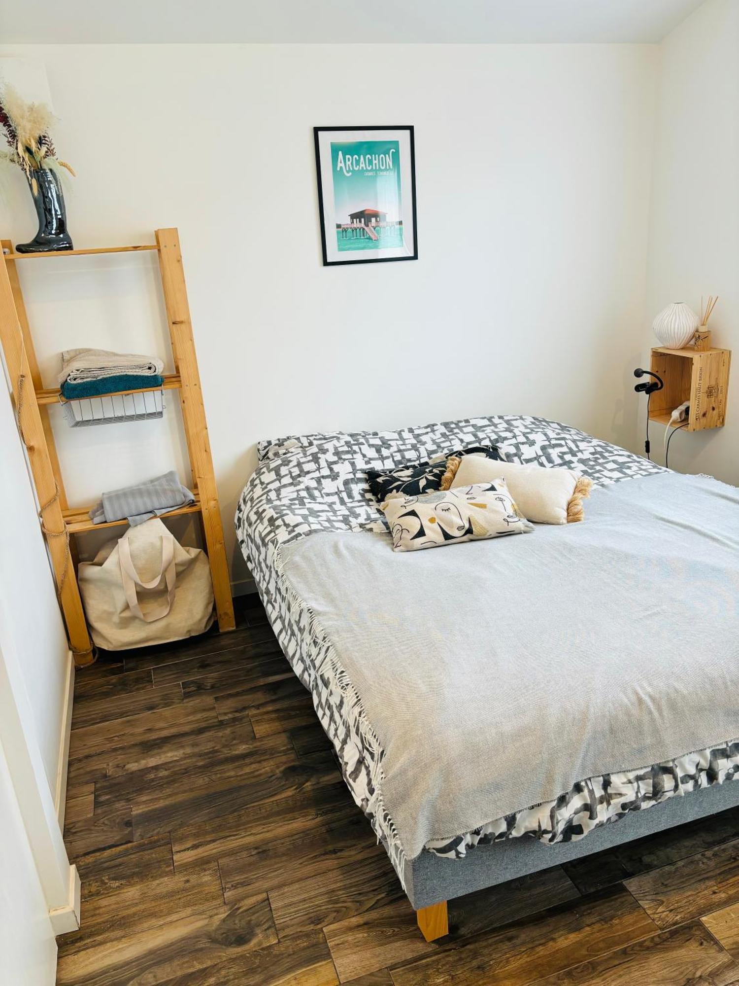 L'Arcachonaise - Studio Cosy Avec Jardin A เบกเลส์ ภายนอก รูปภาพ